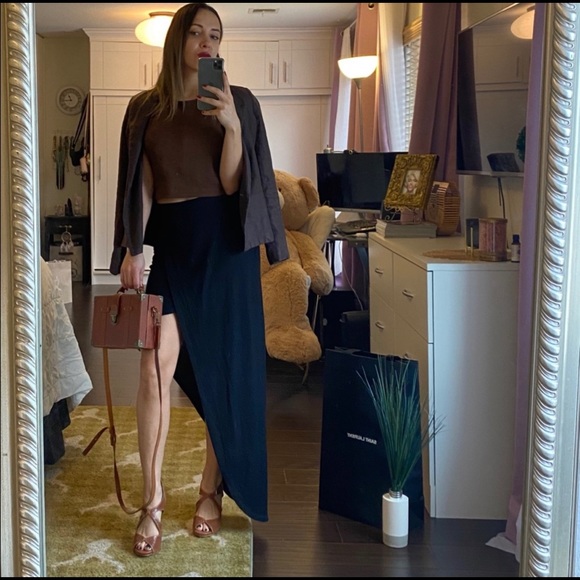 Brown Wrap Jacket - Picture 2 of 7